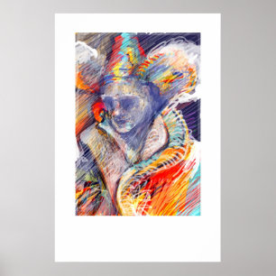 Pintura digital realizada en Fotoshop con tableta Poster