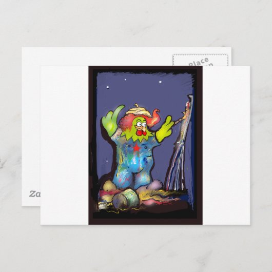 Pintura digital realizada en Fotoshop con tableta Postkarte (Vorne/Hinten)