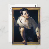 Pintura "Escapando de la crítica" Postkarte (Vorne/Hinten)
