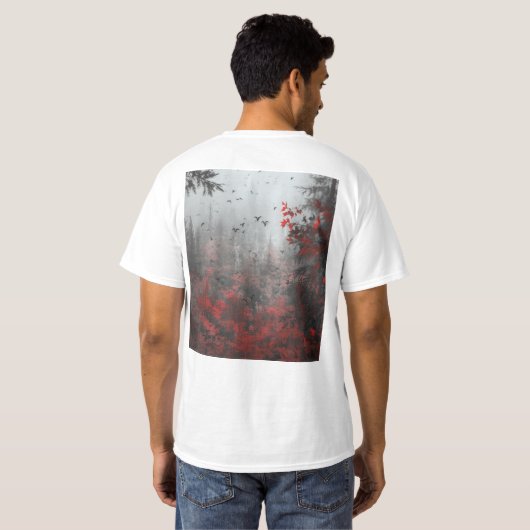 Pintura  T-Shirt (Schwarz voll)