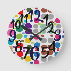 Pinturas Geschmack CLOCK Runde Wanduhr