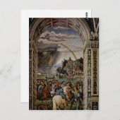 Pinturicchio Freskenzyklus zu Leben und Taten des Postkarte (Vorne/Hinten)