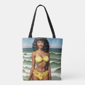 Pinup African American Bar (englisch) Tasche (Rückseite)