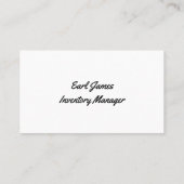 Pinup-Cowgirl Visitenkarte (Rückseite)