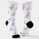 Pinup Custom Nachhaltig Premium Crew Sockel Socken (Gewinkelt)
