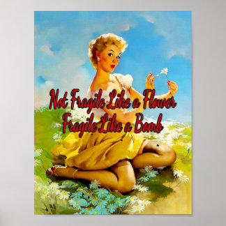 Pinup Daisy aus den 50er Jahren von Gil Elvgren Poster