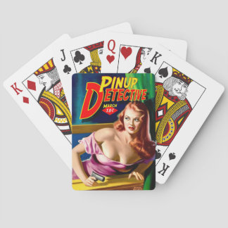 Pinup Detection Pulp Noir Playing Cards Spielkarten