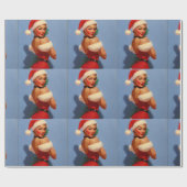 Pinup-Frau #3 Geschenkpapier (Flach)