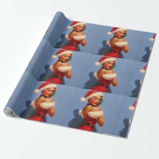 Pinup-Frau #3 Geschenkpapier