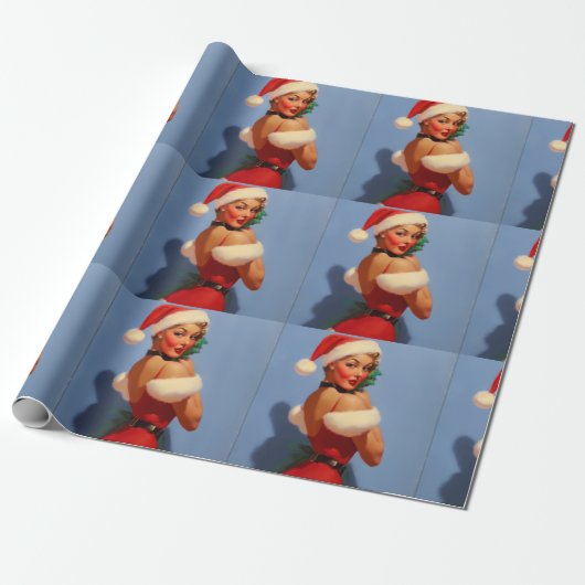 Pinup-Frau #3 Geschenkpapier (Ungerollt)