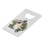 Pinup Girl Bottle Opener Geldbeutel Flaschenöffner (Vorderseite Schrägansicht)