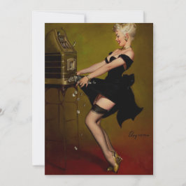 Pinup-Girl für Vintage Steckplätze