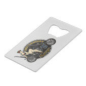 Pinup Girl Geldbeutel Flaschenöffner (Rückseite Schrägansicht)