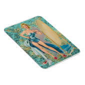 Pinup Girl in Mirror Magnet (Rechte Seite)