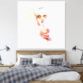 Pinup Girl Leinwanddruck (Insitu (Schlafzimmer))