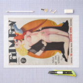 Pinup Girl & Parrot Seidenpapier (Handwerk)