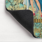 Pinup Girl Personalisiert Mousepad (Ecke)