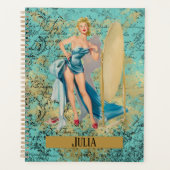Pinup Girl Personalisiert Planer (Vorderseite)