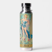 Pinup Girl Personalisiert Trinkflasche (Links)