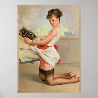 Pinup Girl - Vintages Button-up Poster