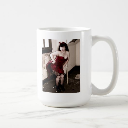 Pinup-Mädchen-Tasse #5 Kaffeetasse (Rechts)