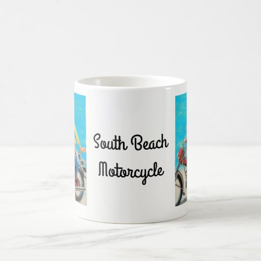 Pinup-Motorrad Kaffeetasse (Mittel)