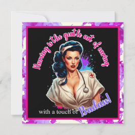 Pinup_ Nurse Badass Feiertagskarte