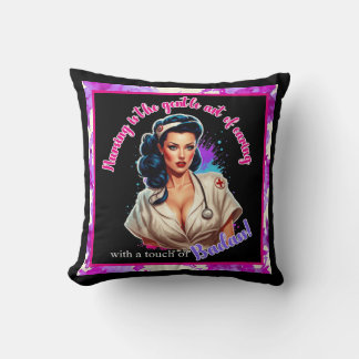 Pinup_ Nurse Badass Kissen