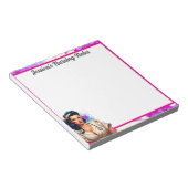 Pinup_ Nurse Badass Notizblock (angewinkelt)