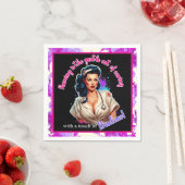 Pinup_ Nurse Badass Serviette (Beispiel)