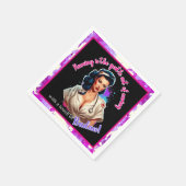 Pinup_ Nurse Badass Serviette (Ecke)