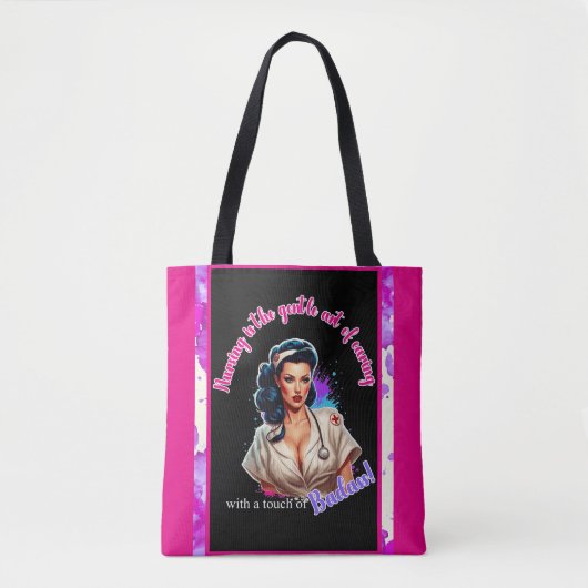 Pinup_ Nurse Badass Tasche (Vorderseite)