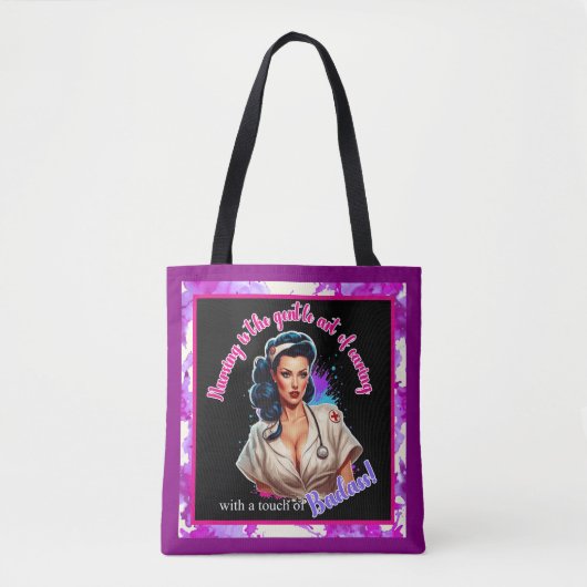 Pinup_ Nurse Badass Tasche (Vorderseite)