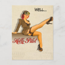 Pinup-Pilotin