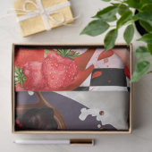 Pinup Rockabilly Retro Milkshake Montag Decoupage Seidenpapier (Geschenk)