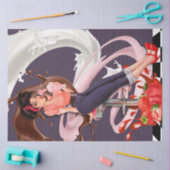 Pinup Rockabilly Retro Milkshake Montag Decoupage Seidenpapier (Basteln)