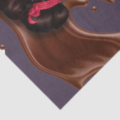 Pinup Rockabilly Retro Milkshake Montag Decoupage Seidenpapier (Ausschnitt)