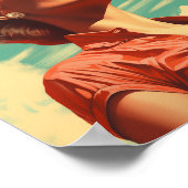 Pinup Vintage Poster (Ecke)