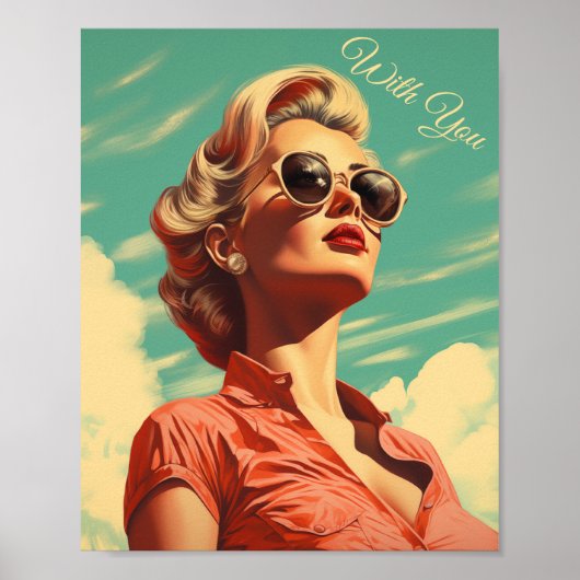 Pinup Vintage Poster (Vorne)