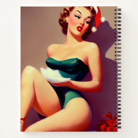 Pinup Woman #1 Notebook Notizblock (Rückseite)