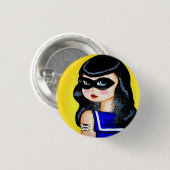 PinupGirl Button (Vorne & Hinten)