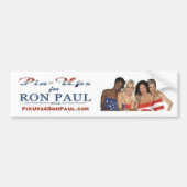 PinUps4RonPaul Autoaufkleber (Vorne)