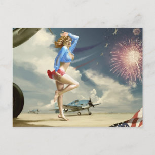 Pinups der 40er, Postkarte