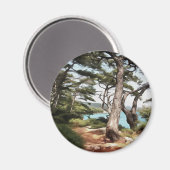 Pinus pinea Pinacoteca Magnet (Vorderseite/Rückseite)