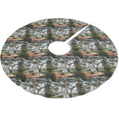 Pinus pinea Pinacoteca Polyester Weihnachtsbaumdecke (Schrägansicht)