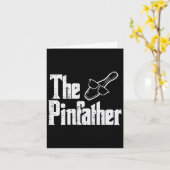 PinVater Bowling Vater Vathers Day Bowler Daddy Pa Karte (Gelbe Blume)