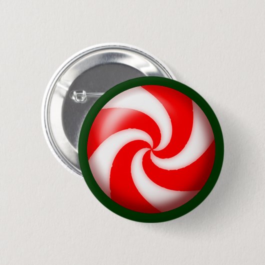PINWHEED CANDY von SHARON SHARPE Button (Vorne & Hinten)