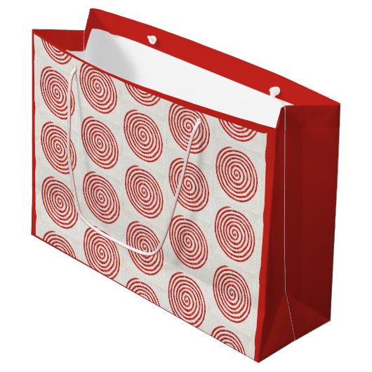 PINWHEEIC große Geschenktasche Geschenktüte (Vorderseite Schrägansicht)