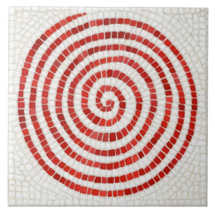 PINWHEEIC MOSAIC 6" Square Keramik Tile Fliese