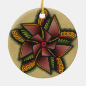 Pinwheel 2 keramikornament (Hinten)